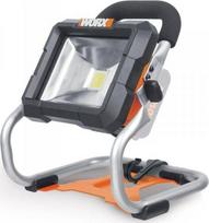 WORX akumuliatorinė LED darbinė lempa 20 V, 1500 lm, 360° kampas, WX026.9