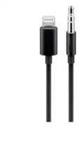 USB kabelis PremiumCord Žaibas - mini Jack 3,5 mm 1 m Juodas (kipod50)
