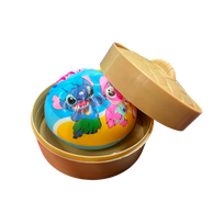 Didelis koldūnas skvišas / Kawaii squishy dumpling dėžutėje - Stitch