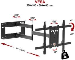 FN TV laikiklis ONYX 20 32"-70"(iki 45 kg,VESA 60*40cm)