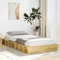 Lova Lovos rėmas be čiužinio 75x190 cm ąžuolo masyvo