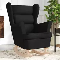 Fotelis Supama kėdė Juoda 74x90x102 cm Audinys