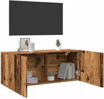 TV staliukas televizoriaus spintelė Sieninė Old Wood 100x30x41 cm
