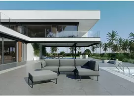 Sofa Sitsit Vieno Modulio Baldai, Salve, 78x78x78 cm, Pilka
