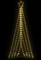 LED Kalėdų eglutė 339 LED Šiltai Balta 182 cm