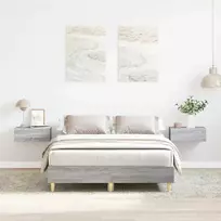 lovos rėmas be čiužinio pilka 120x200 cm inžinerinė mediena