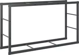 Malkų lentyna Juoda 110x30x61 cm Plienas
