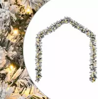 Kalėdų girlianda su LED lemputėmis Žalias 20 m PVC
