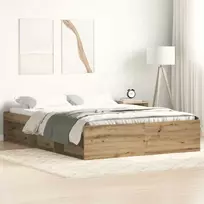Lova Lovos rėmas be čiužinio, artisano ąžuolo, 120x190 cm