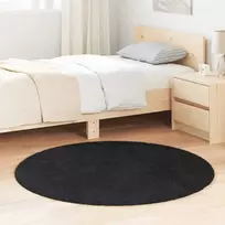 Mexen Shaggy tipo kilimas, NAVARRA, 120x120 cm, juodos, poliesteris