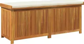 Lauko dėžė pagalvėlėms, 150x50x60,5 cm, akacijos masyvas