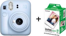 Momentinis Fotoaparatas FUJIFILM INSTAX MINI 12 (Pastelinė mėlyna) + 20 FUJIFILM Instax Mini Film (Glossy) (Color)