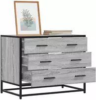 Stalčių spintelė Pilka Sonoma 70x41x56 cm Engineered Wood