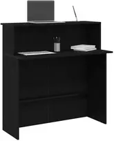 Registratūra Juoda 100x50x103,5 cm apdirbta mediena