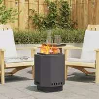 Be dūmų ugnies dubuo Atmosferos poveikiui atsparus plienas