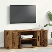 TV staliukas Televizoriaus spintelė 100 x 35 x 40 cm Sena mediena