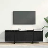TV staliukas Televizoriaus spintelė 120 x 30 x 40,5 cm Juodas ąžuolas