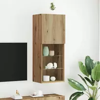 TV staliukas TV spintelių komplektas 40,5 x 30 x 102 cm Amatininkų ąžuolas