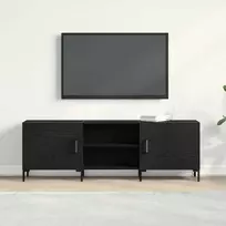 TV staliukas TV spintelių komplektas 150 x 30 x 50 cm Juodas ąžuolas