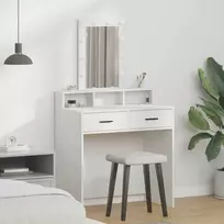 Makiažo stalas Balta 79 x 41 x 140 cm Apdirbta mediena