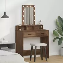Makiažo stalas Ruda 79 x 41 x 140 cm Apdirbta mediena