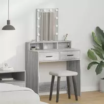 Makiažo stalas Pilka 79 x 41 x 140 cm Apdirbta mediena