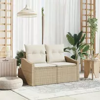 Sodo sofa su pagalve 123 x 62 x 69 cm poliratanas