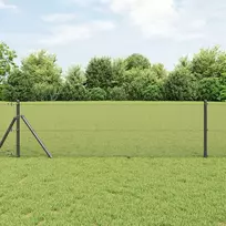 Suvirintas vielos tvora žemės tvirtinimas 50 x 0,6 m Pilka