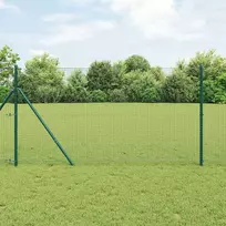 Suvirintas vielos tvora žemės tvirtinimas 50 x 1 m Žalia
