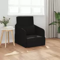 Sofa lova Juoda 65 x 80 x 83 cm audinys