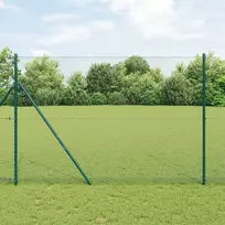 Heksagoninė tvora 1,6 x 25 m PVC Žalia