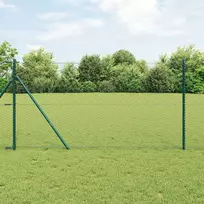 Heksagoninė tvora 1,2 x 10 m PVC Žalia