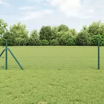 Heksagoninė tvora 1,2 x 50 m PVC Žalia