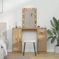 Makiažo stalas Ruda 102 x 33 x 135 cm Apdirbta mediena