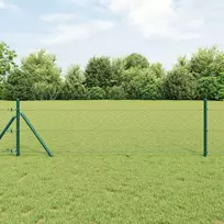 Heksagoninė tvora 0,6 x 25 m PVC Žalia