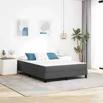 Čiužinys su čiužiniu Pilka 140 x 190 cm audinys