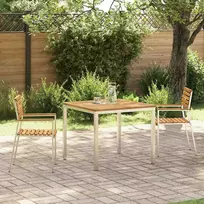 Lauko baldų komplektas Sodo valgomojo komplektas 3 pcs