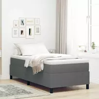 Platforminės lovos rėmas Šviesiai pilka 90 x 200 cm