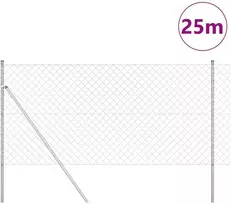 Grandinės tvoros tvirtinimas 25 x 1,2 m Galvanizuotas plienas