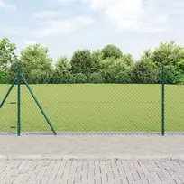 Grandininė tvora su betono baze 25 x 0,8 m PVC dengtas plienas