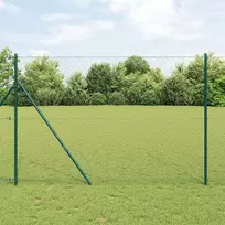 Heksagonalinė tvoros tvirtinimo sistema 100 x 1,6 m Pilka