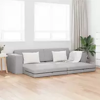 Sofa lova Debesų pilka 245 x 78 x 77 cm audinys