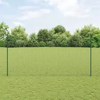 Įmontuotas tvoros stulpas 5 vnt. Žalia 200 cm