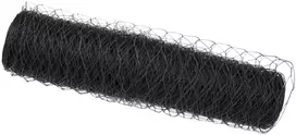 Heksagoninė tvora Pilka 0,4 x 25 m PVC