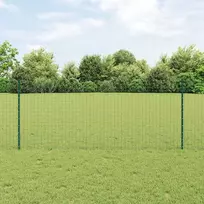 Įmontuotas tvoros stulpas 11 vnt. Žalia 140 cm