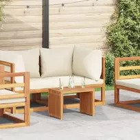 Sodo šoninis stalas Ruda 50 x 32,5 x 35 cm Kieto teka medžio