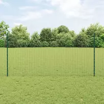 Įmontuotas tvoros stulpas 5 vnt. Žalia 160 cm
