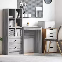 Stalas Pilkas Sonoma 60 x 40 x 76 cm
