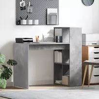 Stalas Betono pilka 108 x 55 x 103.5 cm Apdirbta mediena