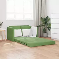 Sofa lova Šviesiai žalia 204 x 122 x 60 cm Aksomas
